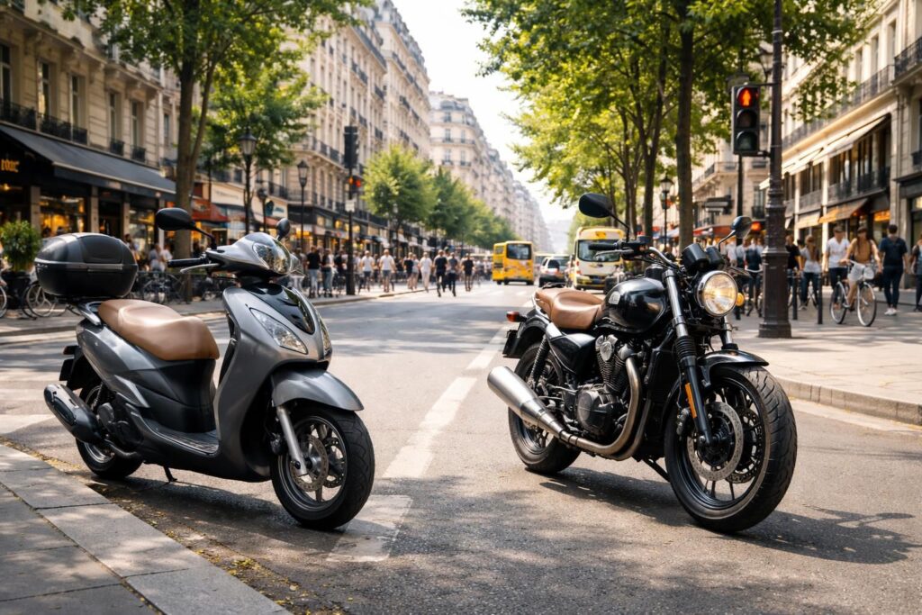 découvrez comment choisir entre un scooter et une moto pour circuler en ville, en comparant leurs avantages, inconvénients et conseils pratiques pour un trajet urbain efficace.
