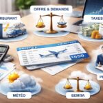 découvrez comment le prix d’un billet d’avion est déterminé en fonction de divers facteurs tels que la demande, la saison, la compagnie aérienne et les frais additionnels.