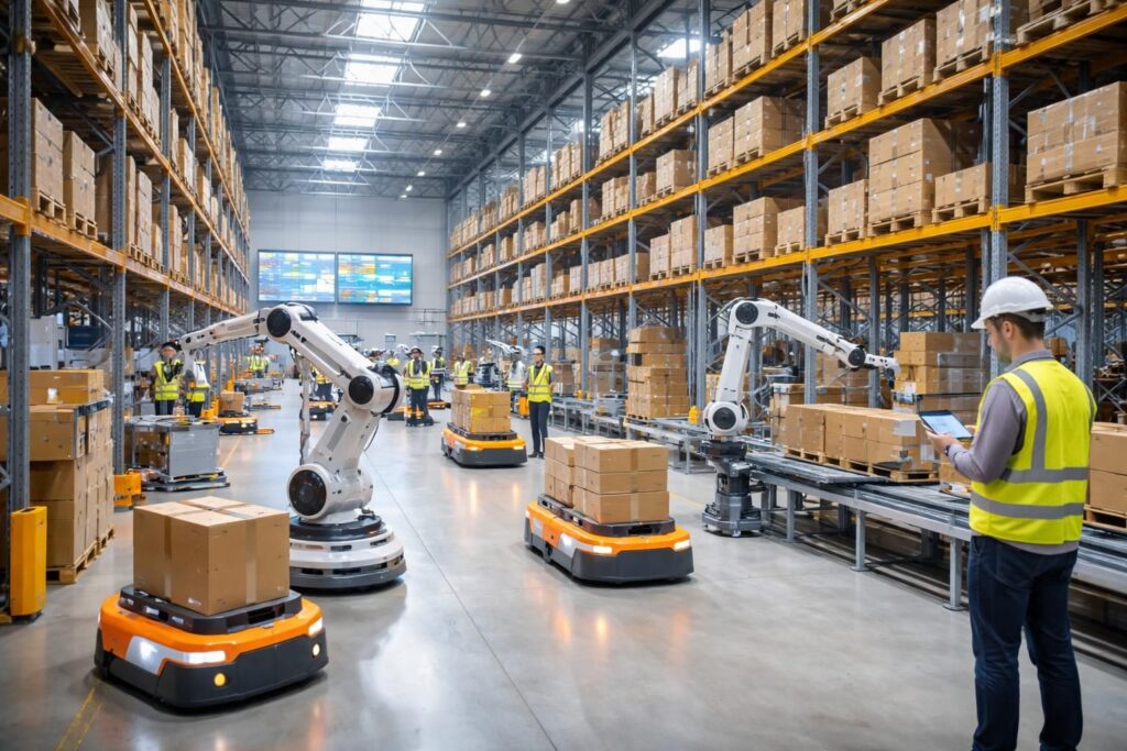 découvrez pourquoi l'automatisation des entrepôts devient un levier stratégique essentiel pour optimiser la gestion des stocks, améliorer l'efficacité opérationnelle et réduire les coûts.