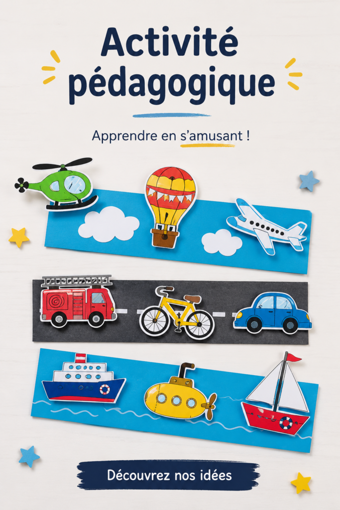 Une enfant s'amusant avec des activités éducatives colorées.