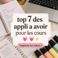 Femme utilisant une application sur sa tablette pour étudier dans un cadre chaleureux.