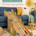 Étape de création d'une rampe de voiture DIY avec des matériaux recyclés