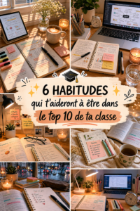 Six habitudes essentielles pour exceller à l'école
