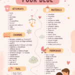 Liste des indispensables pour l'arrivée de bébé