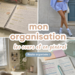 Femme organisant son emploi du temps sur un bureau bien rangé
