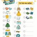 Femme préparant une valise organisée pour un voyage