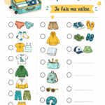Femme préparant une valise organisée pour un voyage