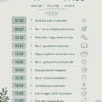 Image d'une étudiante concentrée dans un espace de travail bien organisé, symbolisant la routine d'étude.