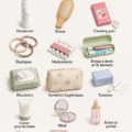 Trousse de secours ouverte montrant son contenu essentiel tels que pansements et désinfectants.