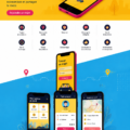 Illustration montrant des femmes utilisant une application de covoiturage sur leurs smartphones
