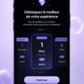 Capture d'écran d'un écran de paywall sur une application iOS