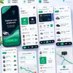 Un design moderne et fonctionnel pour une application de transport