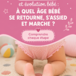 Bébé s'entraînant à marcher dans un cadre ludique et stimulant.