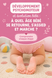 Bébé s'entraînant à marcher dans un cadre ludique et stimulant.