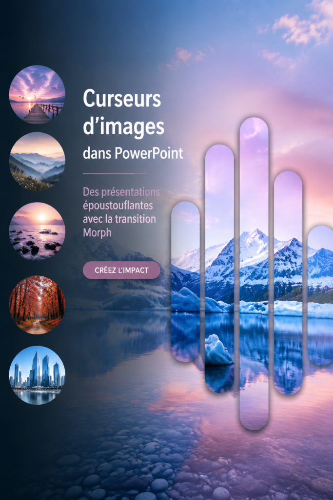 Diaporama PowerPoint créatif avec des sliders et transitions