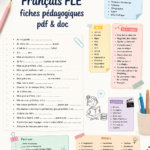 Collection de fiches pédagogiques pour l'enseignement du FLE