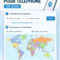 Capture d'écran d'une application de suivi GPS moderne
