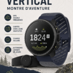 Montre GPS Suunto en extérieur, idéale pour les randonnées et les aventures.