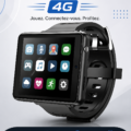 Montre 4G moderne sur un poignet féminin, illustrant style et technologie