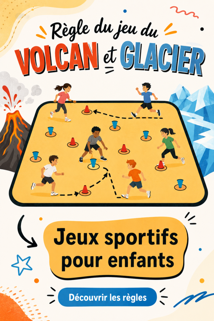 Enfants jouant à Volcano et Glacier dans un parc.