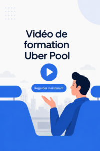 Une femme utilisant l'application Uber pour réserver un trajet Uber Pool.