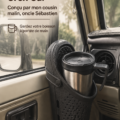Porte-gobelet assorti à des Crocs colorés, idéal pour les femmes actives.