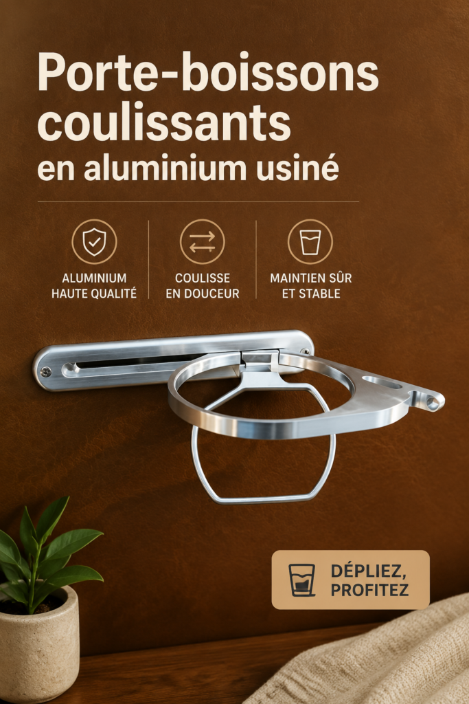 Support à boisson installé dans une voiture familiale, pratique et adapté aux enfants.