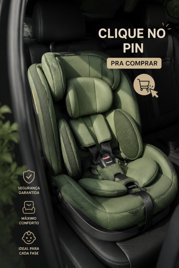 Cadeau essentiel pour le voyage en voiture avec un enfant, mettant en avant un siège auto confortable et sécuritaire.
