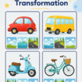 Accessoires de voiture pour enfants présentés dans un environnement familial chaleureux