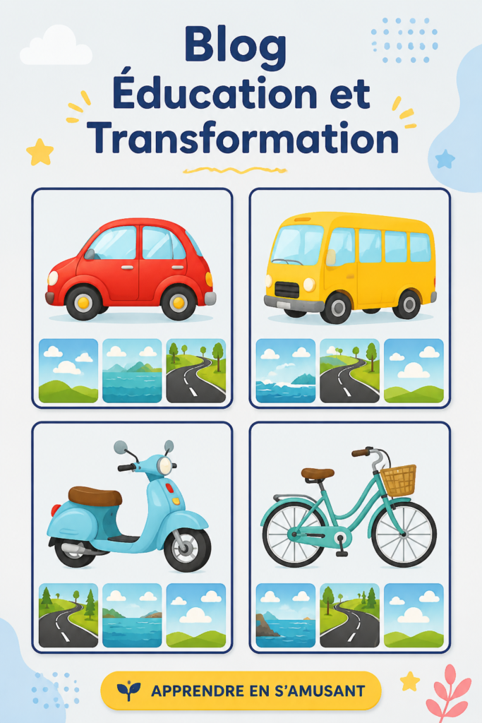 Accessoires de voiture pour enfants présentés dans un environnement familial chaleureux