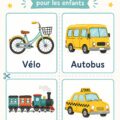 Cartes de transport imprimables pour enfants