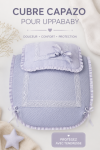 Couverture douillette pour capazo Uppababy, offrant confort et protection.