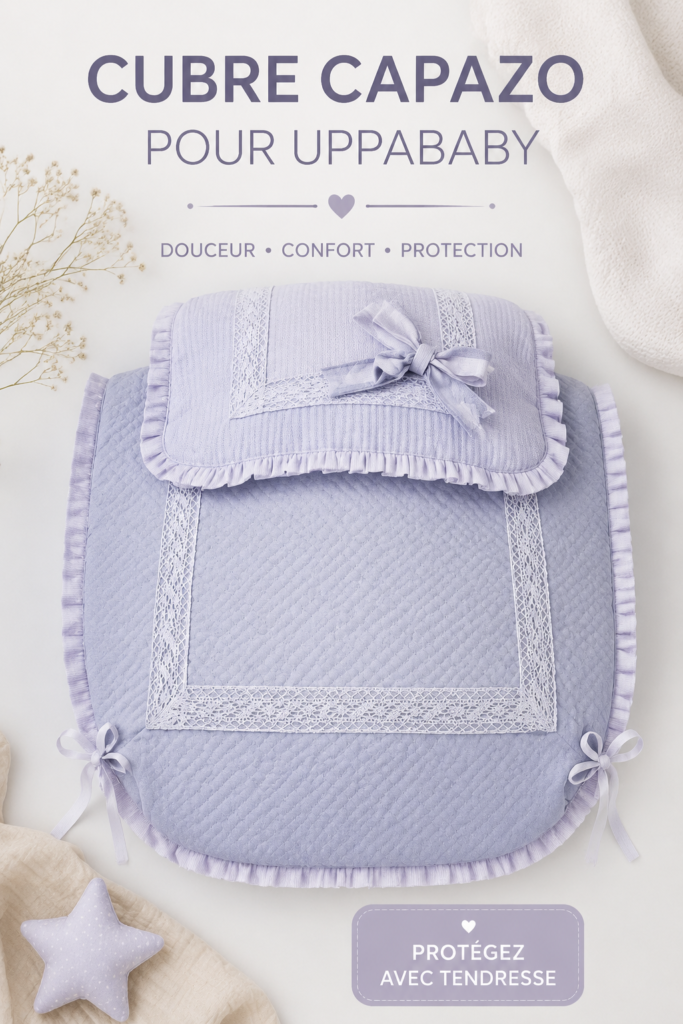 Couverture douillette pour capazo Uppababy, offrant confort et protection.
