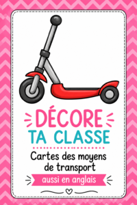 Une voiture décorée avec des accessoires colorés pour enfants