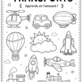 Enfants jouant avec des voitures miniatures et des jeux éducatifs sur le transport.