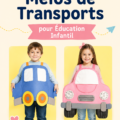 Des enfants jouent avec des jouets en forme de véhicules, apprenant sur les transports.