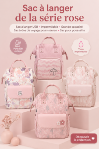 Un sac à langer Disney affichant un design coloré, idéal pour les mamans.