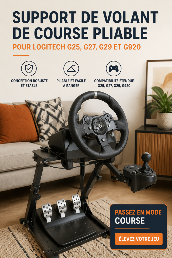 Support de volant VEVOR pour une expérience de conduite optimale et confortable.