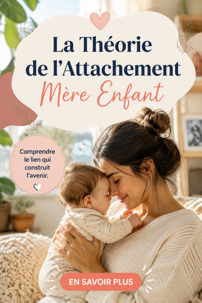 Mère et enfant souriants dans une voiture, illustrant la théorie de l'attachement.