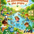 Famille heureuse en voiture, transportant des enfants avec des accessoires pratiques.
