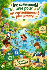 Famille heureuse en voiture, transportant des enfants avec des accessoires pratiques.