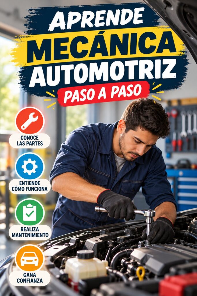 Femme inspectant le moteur de sa voiture, apprenant la mécanique automobile