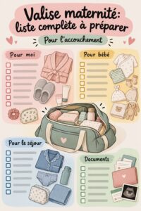 Sac d'hôpital bien préparé avec des essentiels pour le séjour à l'hôpital.