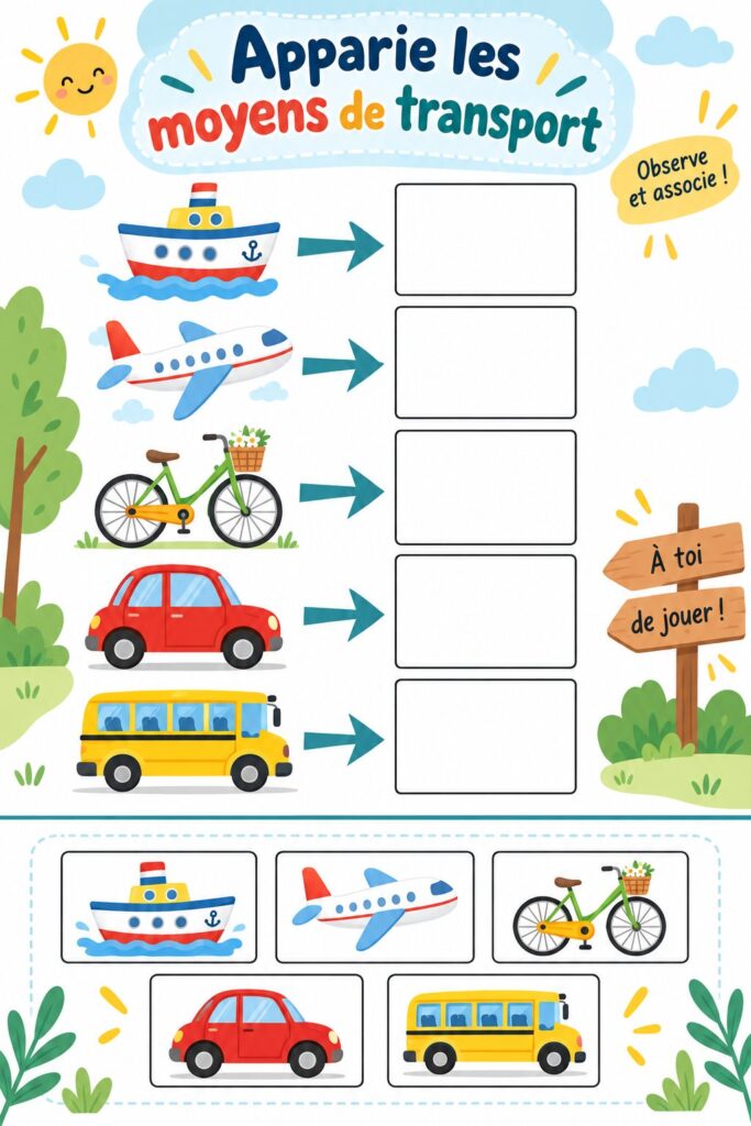 Véhicule familial avec enfants confortablement installés et un accessoire de sécurité visible.
