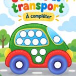 Enfants jouant avec des imprimables de jouets de transport colorés