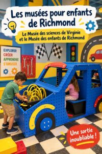 Un enfant s'amusant dans le Children's Museum of Richmond, explorant des expositions interactives.