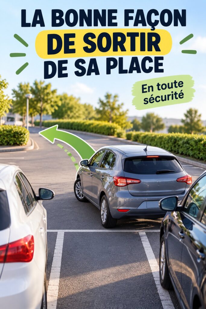 Mère sortant son enfant de la voiture avec douceur dans un parking