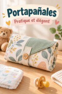 Sac à couches pratique pour transport en voiture