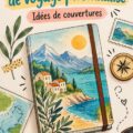 Une couverture de carnet de voyage personnalisée avec des dessins et photos
