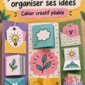 Lapbook artistique coloré avec des idées organisées et des décorations créatives